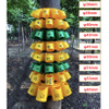 Gartenarbeit TPR Baumfixierung Stützhalterung Pflanzen Windschutz Schutz Bindungshalter Befestigungsgurt Support Kit