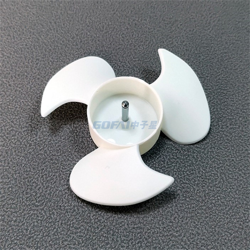 OEM -Modell -Lüfterblatt für Lüftergebrauch (12 '', 16 '') 3 Blades Plastik weiß transparent Farbe