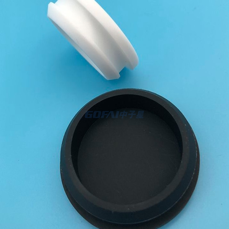 Weiße Farbe Silikon Gummi -Kunststoff -Rohr -Endkappen Spüle Lochstopfen