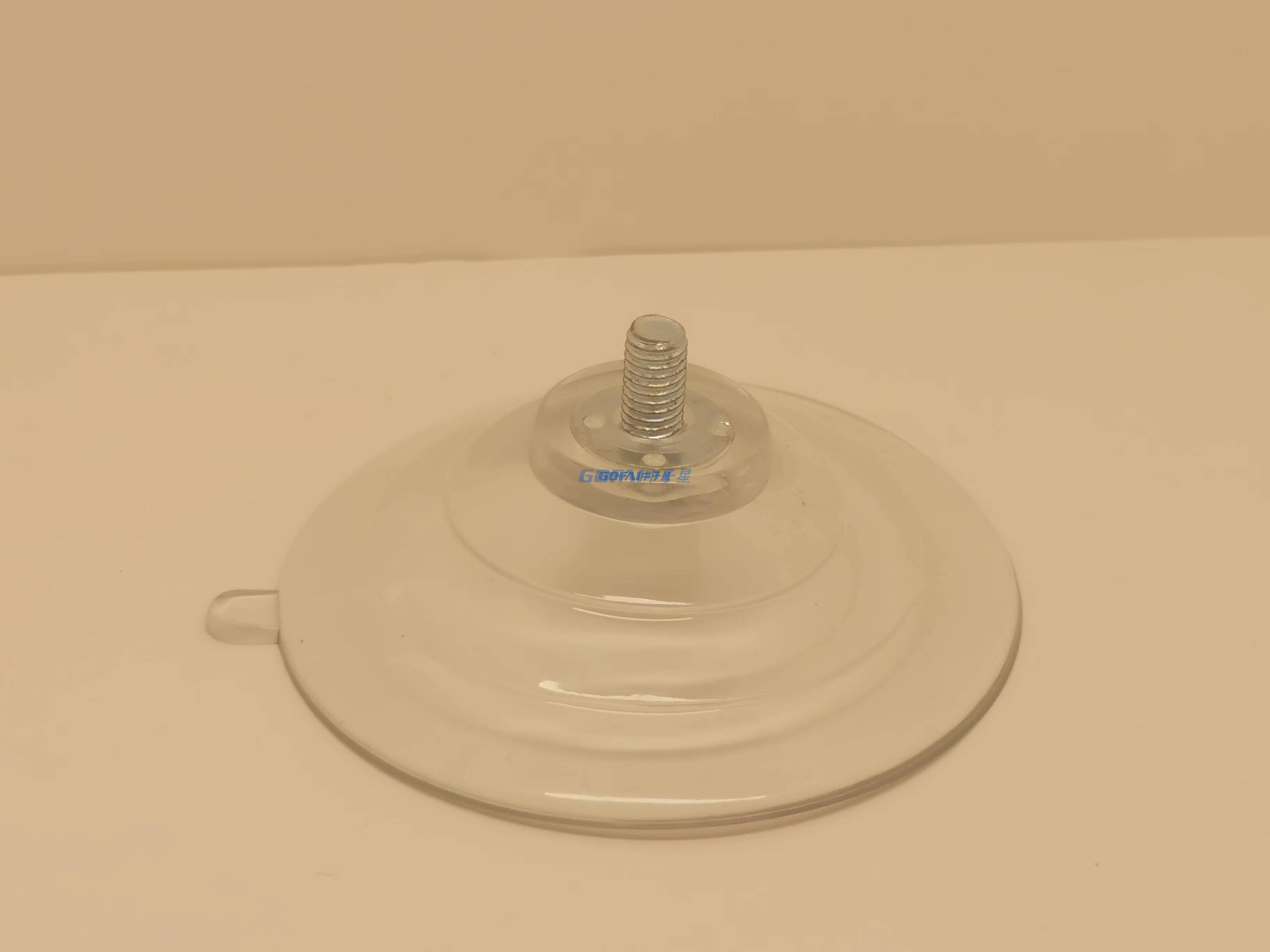 Transparenter Vakuum-Schraubenmutter-Saugnapf für Teetisch aus Glas